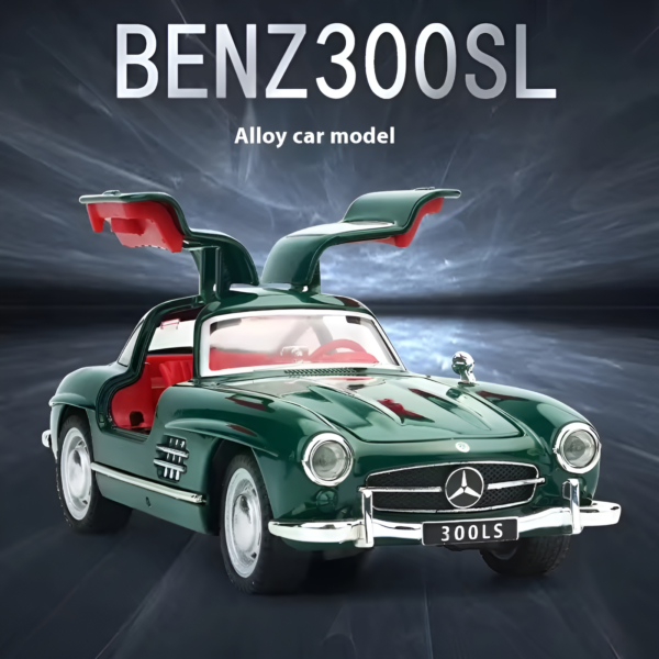 1:24 Mercedes Benz 300SL Street Car Simulation Die-Cast Car