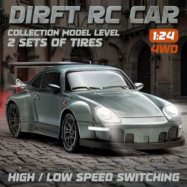 1:24 Scale Porsche Simulated RC Drifting Car | High-Speed 20 Km/H