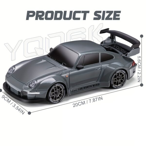 1:24 Scale Porsche Simulated RC Drifting Car | High-Speed 20 Km/H - Image 2